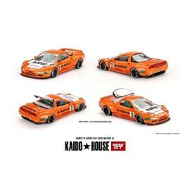 Kaido House + MINIGT 1/64 Honda NSX Kaido Racing V1 KHMG119 Car Alloy Vehicle Diecast Metal Model Kids Xmas Gift Toys for Boys