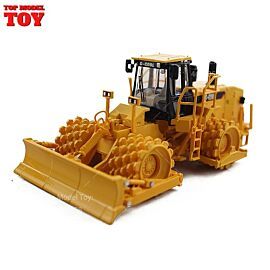 In Stock C-COOL 80016 1/64 Scale Integrated Road Roller and Bulldozer Diecast Car Model Kids Toys for Collection