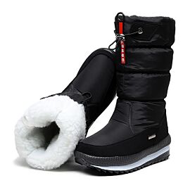 Women Snow Boots Platform Winter Boots Thick Plush Waterproof Non-slip Boots Fashion Women Winter Shoes Warm Fur Botas mujer